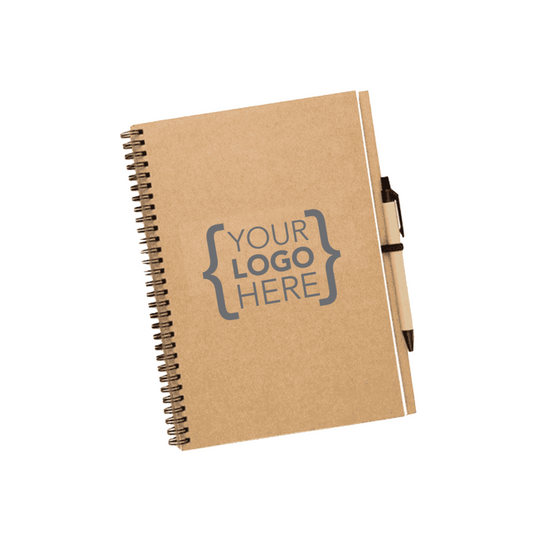 Notebook with Pen Bundle with Your Logo (10 Pcs)