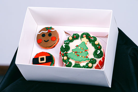 Holiday Treat Box - Mini Cake & Cupcake Duo