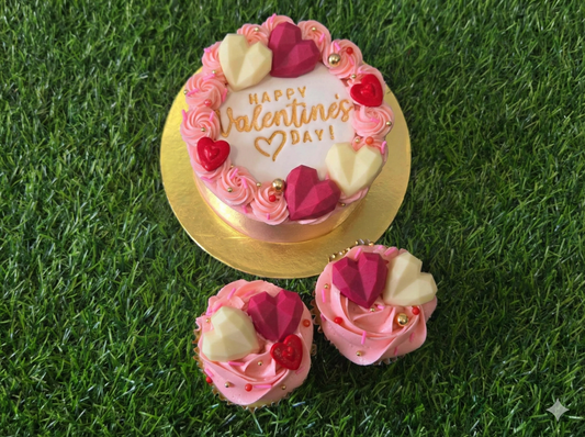 Sweetheart Cake and cupcake Duo (Dumaguete & Campus Sites only)